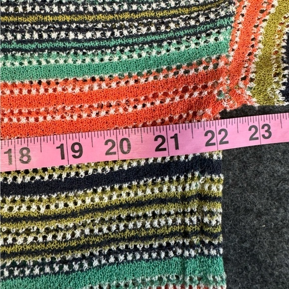 MinnieRose Baja Silk Blend Polo Shirt Split Neck Medium - Picture 4 of 5